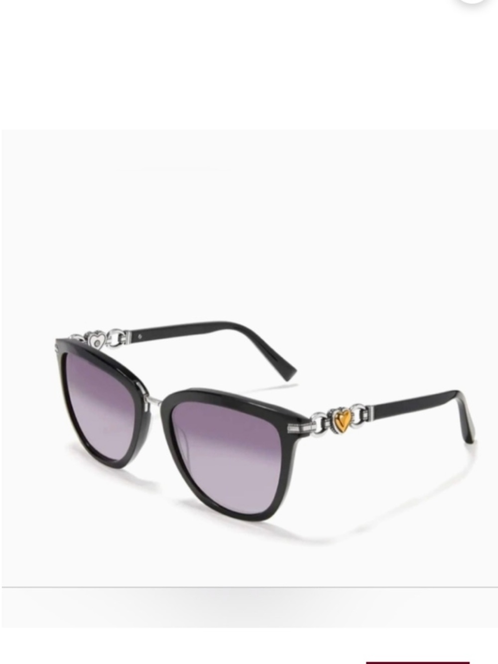Brighton NWT Pretty Tough Two Tone Heart Sunglasses
